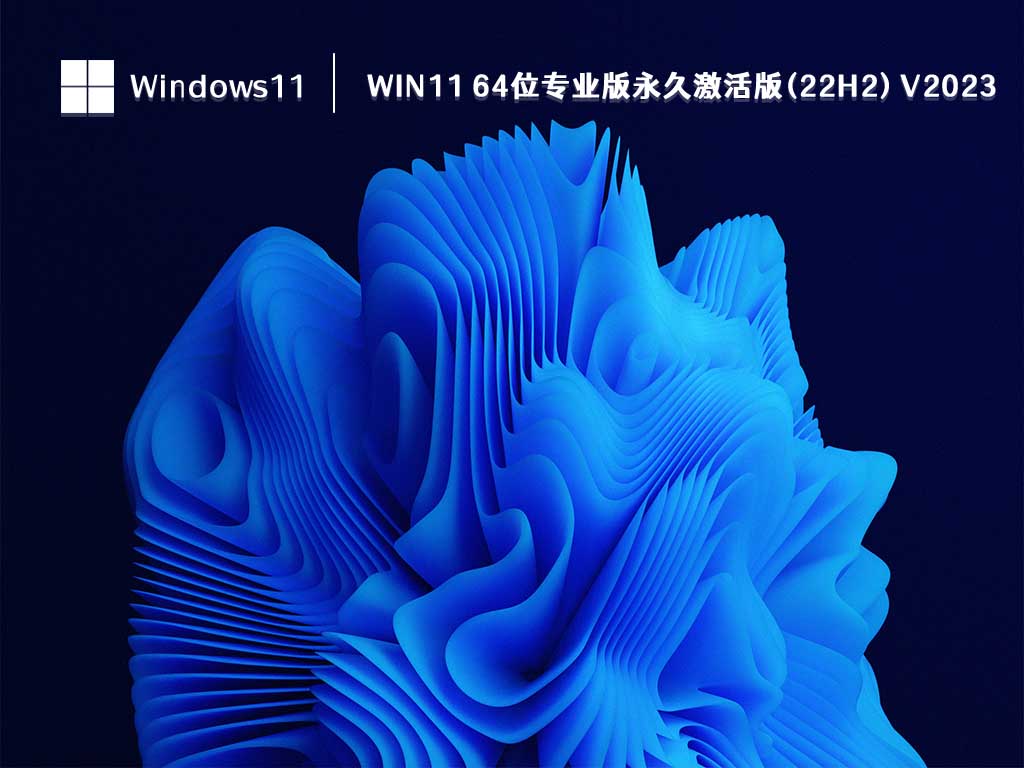 Win11 64位专业版永久激活版(22H2) V2023
